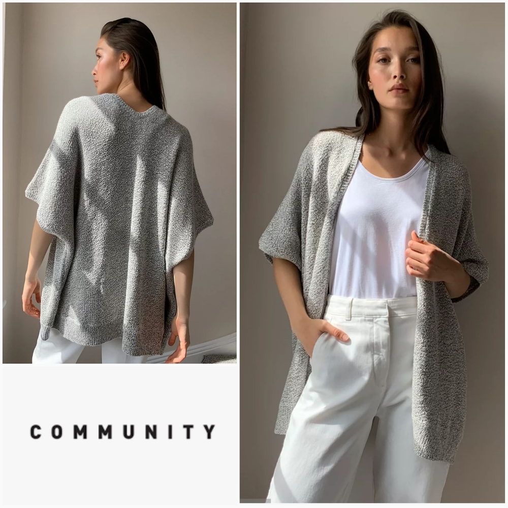 COMMUNITY XXS Ionic Cape Cardigan Sweater Natural Size XXS Aritzia